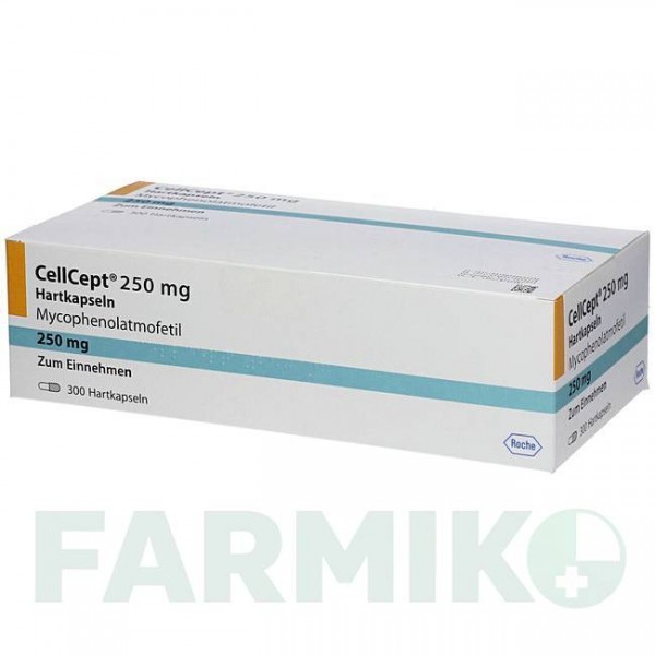 СЕЛЛСЕПТ (CELLCEPT) 250 мг капсулы 300 шт - Микофеноловая кислота ABACUS MEDICINE