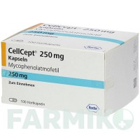 СЕЛЛСЕПТ (CELLCEPT) 250 мг капсули 100 шт - Мікофенолова кислота ROCHE
