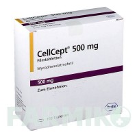 СЕЛЛСЕПТ (CELLCEPT) 500 мг таблетки 50 шт - Мікофенолова кислота 1 0 1 CAREFARM