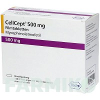 СЕЛЛСЕПТ (CELLCEPT) 500 мг таблетки 150 шт - Мікофенолова кислота ACA MULLER-ADAG PHARMA
