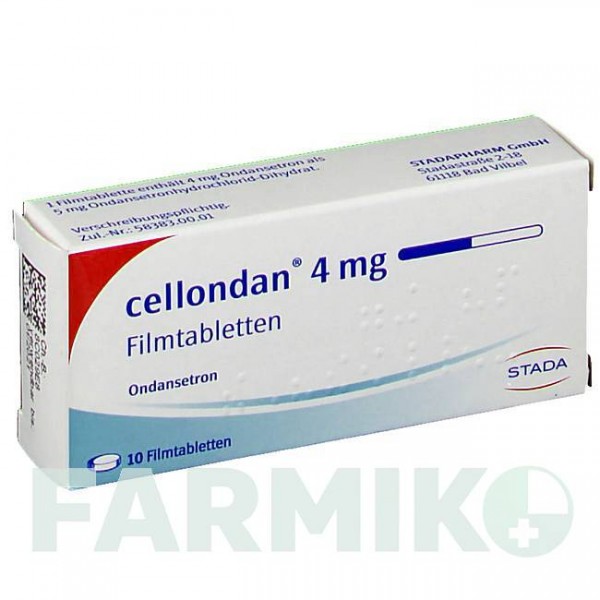 ЦЕЛЛОНДАН (CELLONDAN) 4 мг таблетки 10 шт - Ондансетрон STADAPHARM