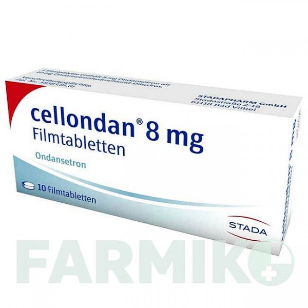 ЦЕЛЛОНДАН (CELLONDAN) 8 мг таблетки 10 шт - Ондансетрон STADAPHARM