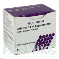 ЦЕЛЛУВІСК (CELLUVISC) 1% краплі 30x0,4 мл - Штучні сльози ABBVIE
