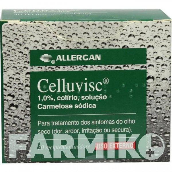 ЦЕЛЛУВИСК (CELLUVISC) 1% капли 30x0,4 мл - Искусственные слезы PHARMA GERKE