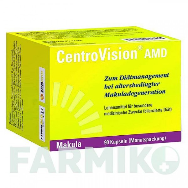 ЦЕНТРОВИЗИОН (CENTROVISION) капсулы 90 шт - Активные вещества OMNIVISION