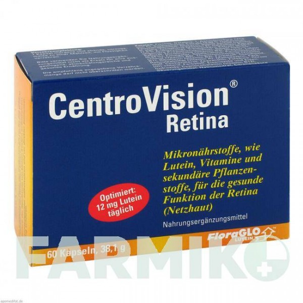 ЦЕНТРОВИЗИОН (CENTROVISION) капсулы 60 шт - Активные вещества OMNIVISION