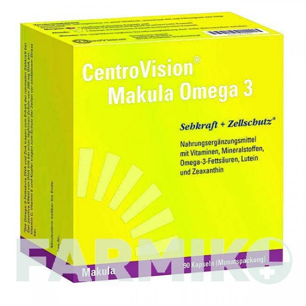 ЦЕНТРОВИЗИОН (CENTROVISION) капсулы 90 шт - Активные вещества OMNIVISION