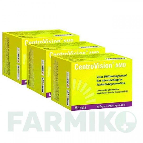 ЦЕНТРОВІЗІОН (CENTROVISION) капсули 270 шт - Активні речовини OMNIVISION