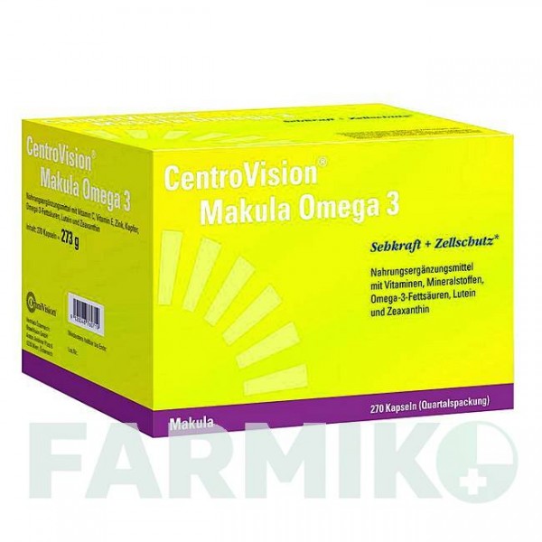 ЦЕНТРОВИЗИОН (CENTROVISION) капсулы 270 шт - Активные вещества OMNIVISION
