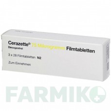 ЧАРОЗЕТТА (CERAZETTE) 75 мкг таблетки 3x28 шт - Дезогестрел 2CARE4