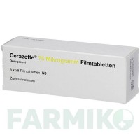 ЧАРОЗЕТТА (CERAZETTE) 75 мкг таблетки 6x28 шт - Дезогестрел 2CARE4