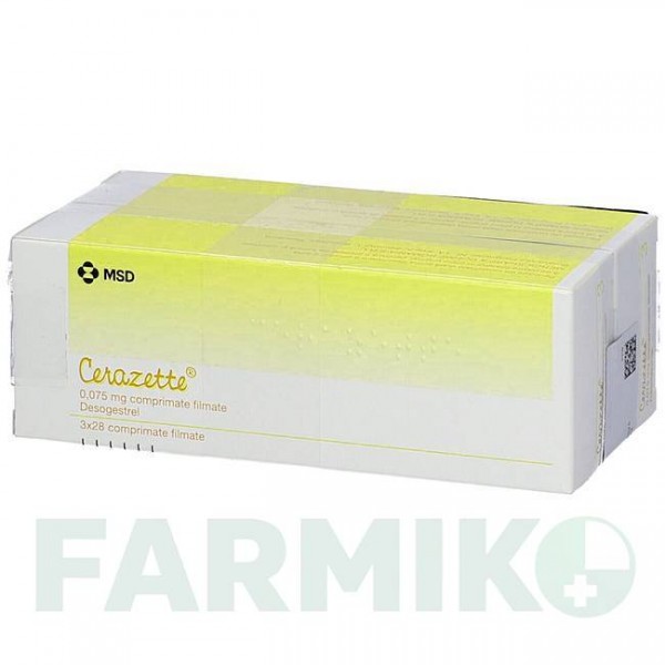ЧАРОЗЕТТА (CERAZETTE) таблетки 6x28 шт - Дезогестрел ACA MULLER-ADAG PHARMA