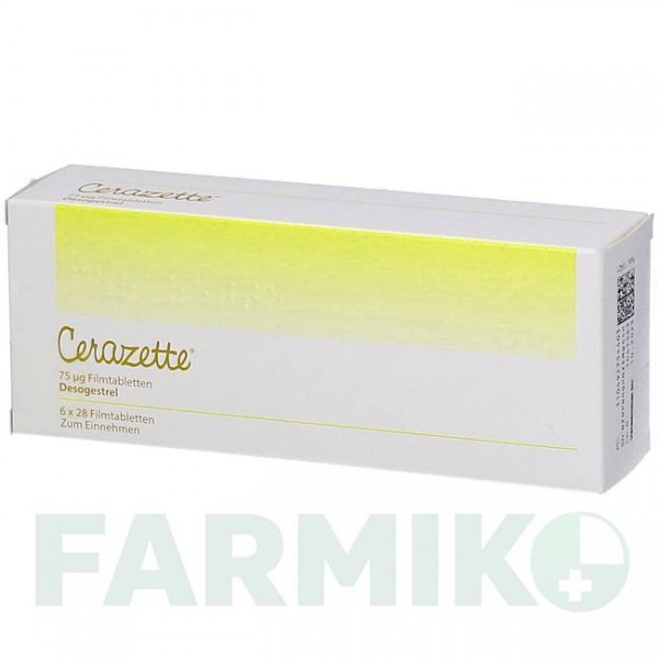 ЧАРОЗЕТТА (CERAZETTE) таблетки 6x28 шт - Дезогестрел AXICORP PHARMA