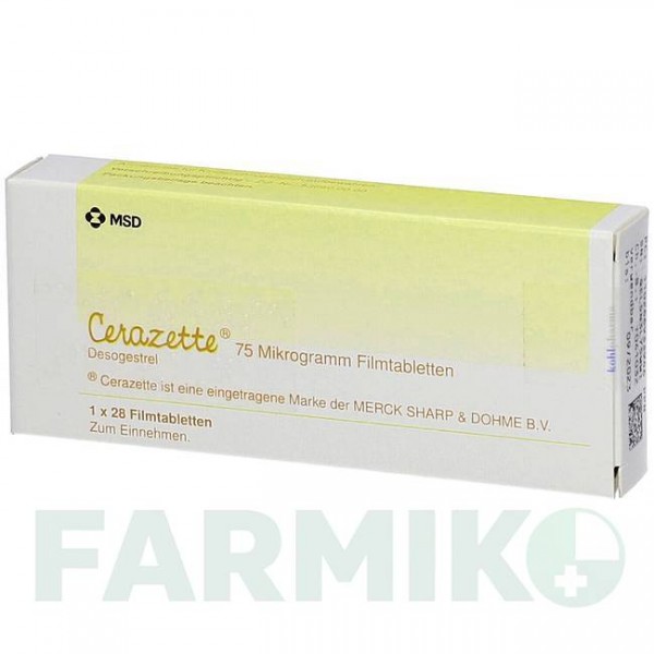 ЧАРОЗЕТТА (CERAZETTE) таблетки 28 шт - Дезогестрел KOHLPHARMA