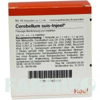 ЦЕРЕБЕЛУМ СУЇС (CEREBELLUM SUIS) ампули 10 шт - Гомеопатія BIOLOGISCHE HEILMITTEL HEEL