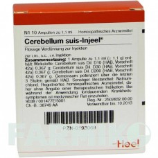 ЦЕРЕБЕЛЛУМ СУИС (CEREBELLUM SUIS) ампулы 10 шт - Гомеопатия BIOLOGISCHE HEILMITTEL HEEL