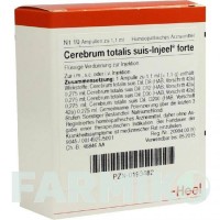 ЦЕРЕБРУМ ТОТАЛИС (CEREBRUM TOTALIS) ампулы 10 шт - Гомеопатия BIOLOGISCHE HEILMITTEL HEEL