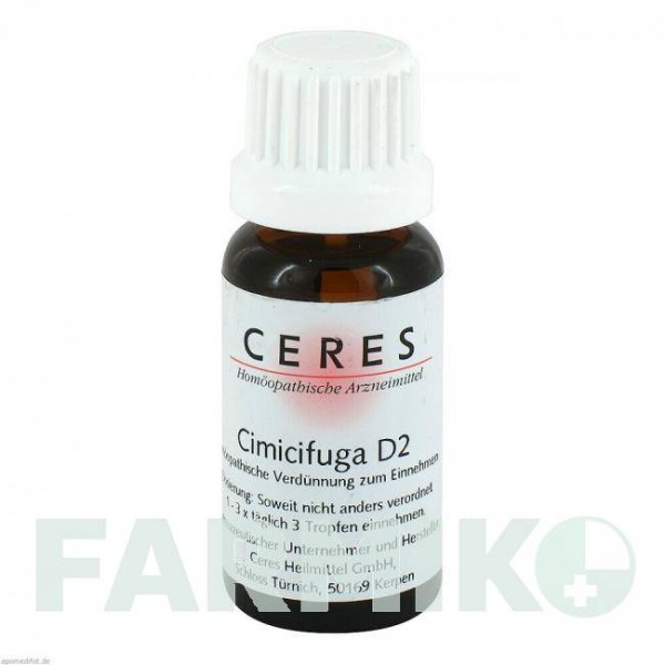 ЦЕРЕЗ (CERES) D 2 раствор 20 мл - Гомеопатия CERES HEILMITTEL