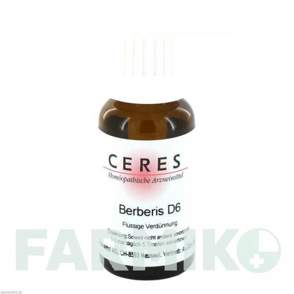 ЦЕРЕЗ (CERES) D 6 раствор 20 мл - Гомеопатия CERES HEILMITTEL