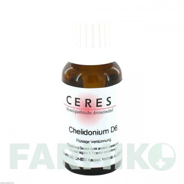ЦЕРЕЗ (CERES) D 6 раствор 20 мл - Гомеопатия CERES HEILMITTEL
