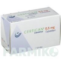 СЕРТИКАН (CERTICAN) 0,5 мг таблетки 100 шт - Еверолімус NOVARTIS
