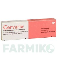 ЦЕРВАРИКС (CERVARIX) суспензия 1 шт - Вакцина против вируса папилломы человека GLAXOSMITHKLINE
