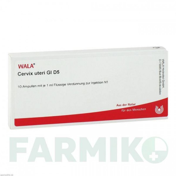 ЦЕРВІКС (CERVIX) D 5 ампули 10x1 мл - Гомеопатія WALA HEILMITTEL