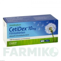 ЦЕТИДЕКС (CETIDEX) 10 мг таблетки 100 шт - Цетиризин DEXCEL PHARMA