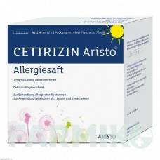 ЦЕТИРИЗИН (CETIRIZIN) 1 мг/мл раствор 150 мл - Цетиризин ARISTO PHARMA