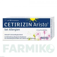 ЦЕТИРИЗИН (CETIRIZIN) 10 мг таблетки 50 шт - Цетиризин ARISTO PHARMA