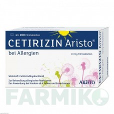 ЦЕТИРИЗИН (CETIRIZIN) 10 мг таблетки 100 шт - Цетиризин ARISTO PHARMA