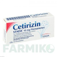 ЦЕТИРИЗИН (CETIRIZIN) 10 мг таблетки 20 шт - Цетиризин STADA