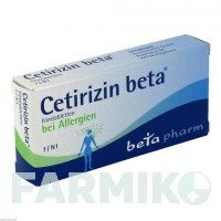 ЦЕТИРИЗИН (CETIRIZIN) таблетки 7 шт - Цетиризин BETAPHARM