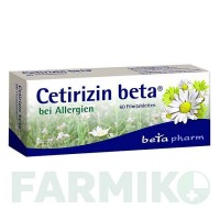 ЦЕТИРИЗИН (CETIRIZIN) таблетки 60 шт - Цетиризин BETAPHARM
