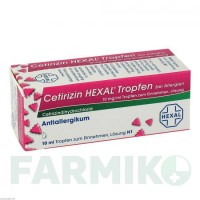 ЦЕТИРИЗИН (CETIRIZIN) капли 10 мл - Цетиризин HEXAL