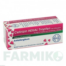 ЦЕТИРИЗИН (CETIRIZIN) капли 10 мл - Цетиризин HEXAL