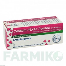 ЦЕТИРИЗИН (CETIRIZIN) капли 20 мл - Цетиризин HEXAL