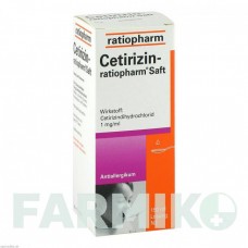 ЦЕТИРИЗИН (CETIRIZIN) сироп 150 мл - Цетиризин RATIOPHARM