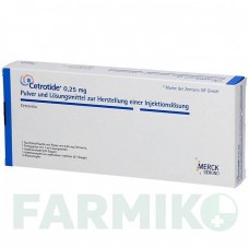 ЦЕТРОТИД (CETROTIDE) 0,25 мг порошок 1 шт - Цетрорелікс EMRA-MED