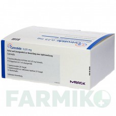 ЦЕТРОТИД (CETROTIDE) 0,25 мг порошок 7 шт - Цетрорелікс EURIMPHARM