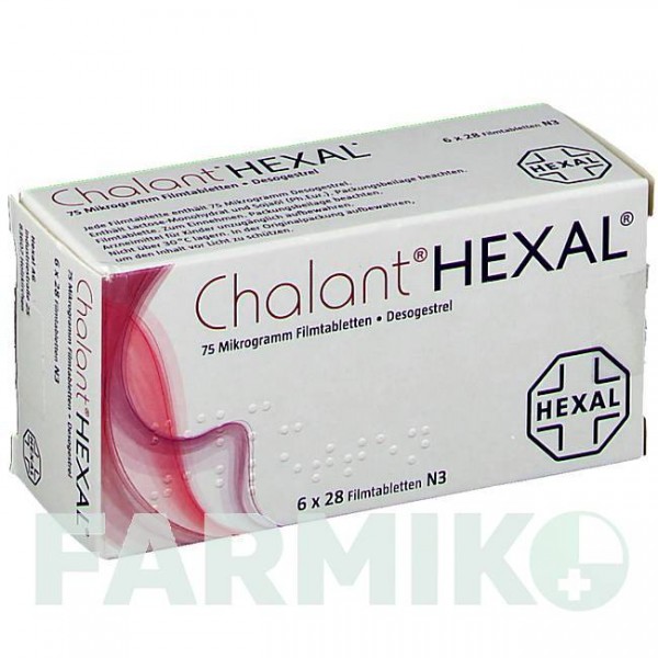 КАЛАНТ (CHALANT) 0,075 мг таблетки 6x28 шт - Дезогестрел HEXAL
