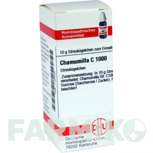 ХАМОМИЛЛА (CHAMOMILLA) C 1000 глобули 10 г - Гомеопатия DHU