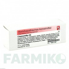ХАМОМИЛЛА (CHAMOMILLA) D 6 глобули 10 г - Гомеопатия DR.RECKEWEG