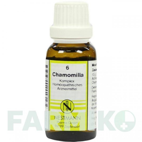 ХАМОМІЛЛА КОМПЛЕКС (CHAMOMILLA KOMPLEX) розчин 20 мл - Гомеопатія NESTMANN PHARMA
