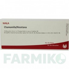 ХАМОМІЛЛА НІКОТІАНА (CHAMOMILLA NICOTIANA) ампули 10x1 мл - Гомеопатія WALA HEILMITTEL
