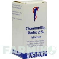 ХАМОМІЛЛА РАДИКС (CHAMOMILLA RADIX) 2% таблетки 100 шт - Гомеопатія WELEDA