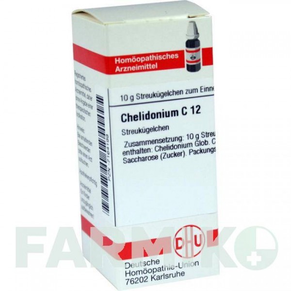 ХЕЛИДОНИУМ (CHELIDONIUM) C 12 глобули 10 г - Гомеопатия DHU