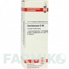 ХЕЛИДОНИУМ (CHELIDONIUM) D 30 раствор 20 мл - Гомеопатия DHU