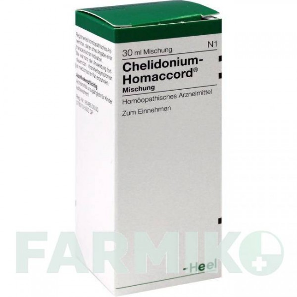 ХЕЛИДОНИУМ ГОМАККОРД (CHELIDONIUM HOMACCORD) капли 30 мл - Гомеопатия BIOLOGISCHE HEILMITTEL HEEL