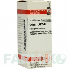 ХИНА (CHINA) LM XVIII раствор 10 мл - Гомеопатия DHU